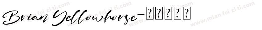 Brian Yellowhorse字体转换